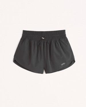 Black Abercrombie And Fitch Ypb Motiontek Ultra High Rise Lined Flyaway Women Shorts | 43LCBMWHQ